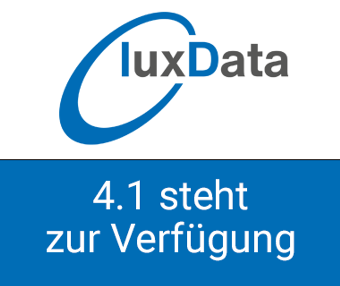 luxData 4.1 steht zur Verfügung